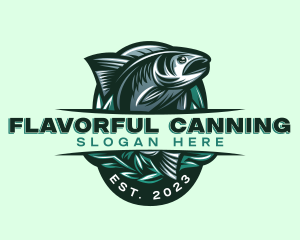 Fish Seafood Seaweed logo design