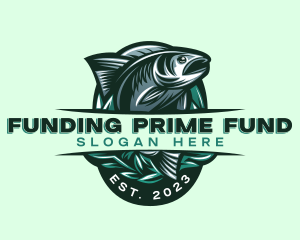 Fish Seafood Seaweed logo design