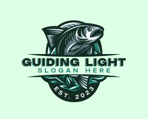 Fish Seafood Seaweed logo design