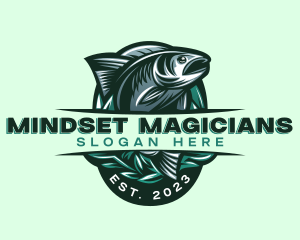 Fish Seafood Seaweed logo design