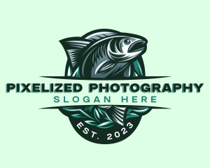 Fish Seafood Seaweed logo design