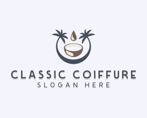 Organic Coconut Oil logo design