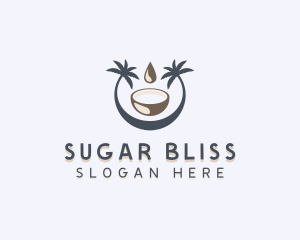 Organic Coconut Oil logo design