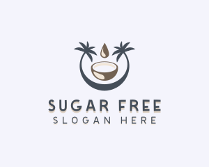 Organic Coconut Oil logo design