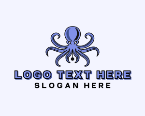 Octopus Ink Pen logo design