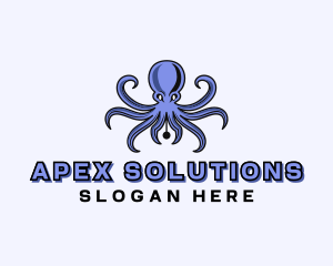 Octopus Ink Pen logo design