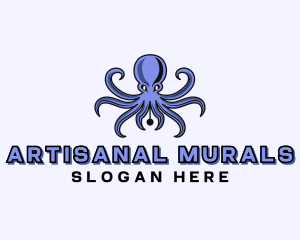 Octopus Ink Pen logo design