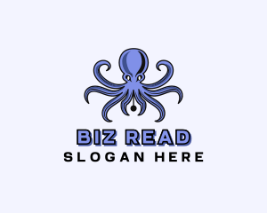 Octopus Ink Pen logo design