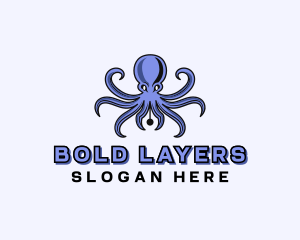 Octopus Ink Pen logo design