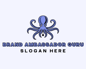 Octopus Ink Pen logo design