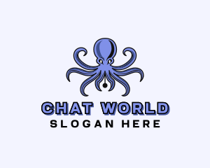 Octopus Ink Pen logo design