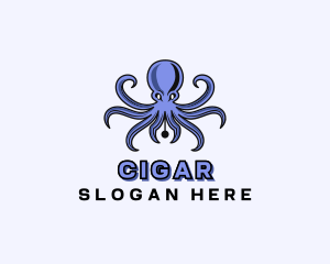 Octopus Ink Pen logo design