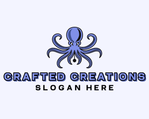 Octopus Ink Pen logo design