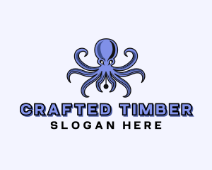 Octopus Ink Pen logo design