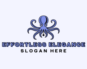 Octopus Ink Pen logo design