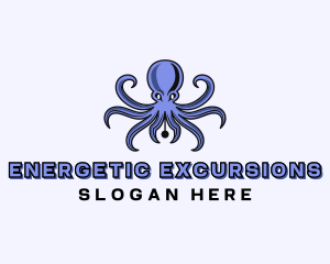 Octopus Ink Pen logo design