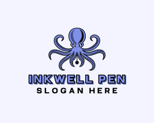 Octopus Ink Pen logo design