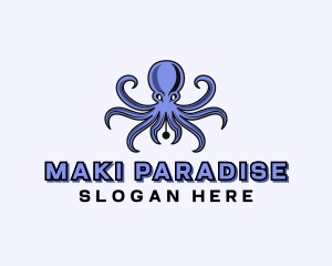 Octopus Ink Pen logo design