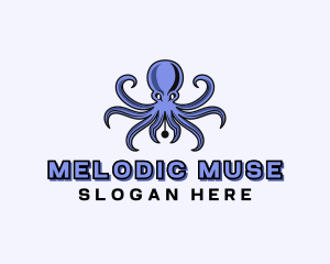 Octopus Ink Pen logo design