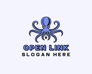 Octopus Ink Pen logo design