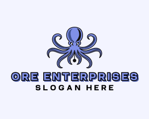 Octopus Ink Pen logo design