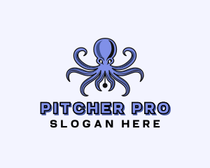 Octopus Ink Pen logo design