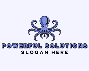 Octopus Ink Pen logo design