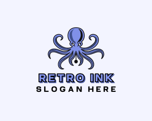 Octopus Ink Pen logo design