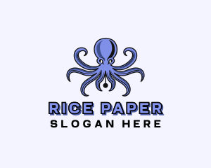 Octopus Ink Pen logo design