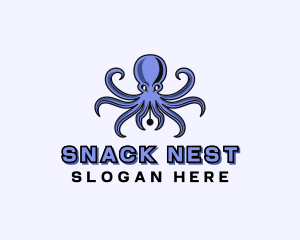 Octopus Ink Pen logo design