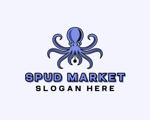 Octopus Ink Pen logo design