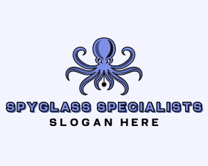 Octopus Ink Pen logo design