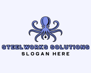 Octopus Ink Pen logo design