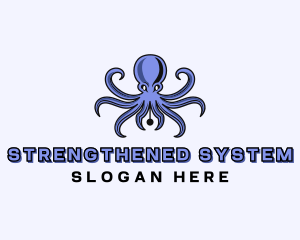 Octopus Ink Pen logo design