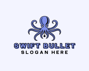 Octopus Ink Pen logo design