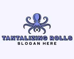 Octopus Ink Pen logo design