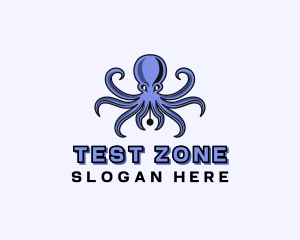 Octopus Ink Pen logo design