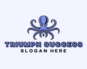 Octopus Ink Pen logo design