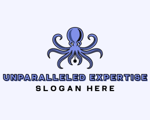 Octopus Ink Pen logo design