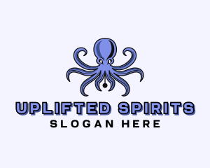 Octopus Ink Pen logo design