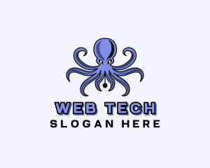 Octopus Ink Pen logo design