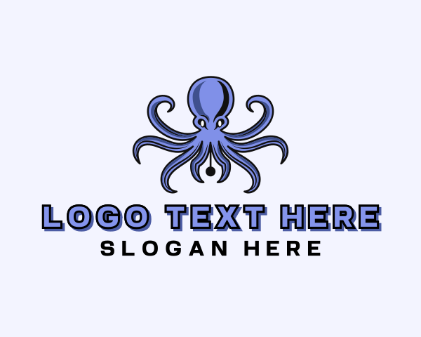 Octopus logo example 1