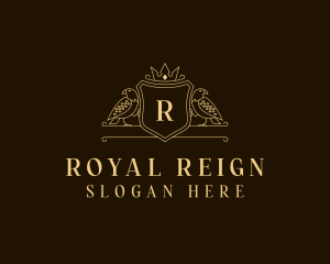 Bird Royal Shield logo design