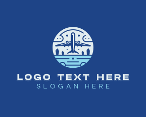 Airplane Flight Travel logo