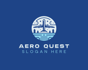 Airplane Flight Travel logo
