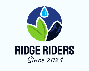 Organic Spring Water  logo design