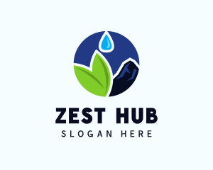 Organic Spring Water  logo