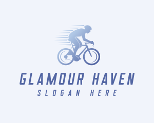 Cyclist Speed Athlete Logo