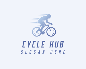 Cyclist Speed Athlete logo design