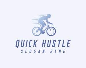 Cyclist Speed Athlete logo design